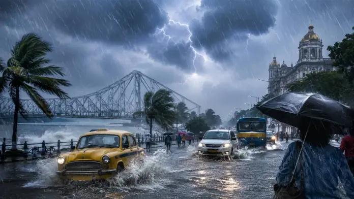 আবহাওয়ার খবর: জামাই ষষ্ঠীতে লাল সতর্কতা! দুপুর ২টো থেকে রাত ৮টা পর্যন্ত ভারী বৃষ্টির পূর্বাভাস আবহাওয়ার খবর: জামাই ষষ্ঠীতে লাল সতর্কতা! দুপুর ২টো থেকে রাত ৮টা পর্যন্ত ভারী বৃষ্টির পূর্বাভাস